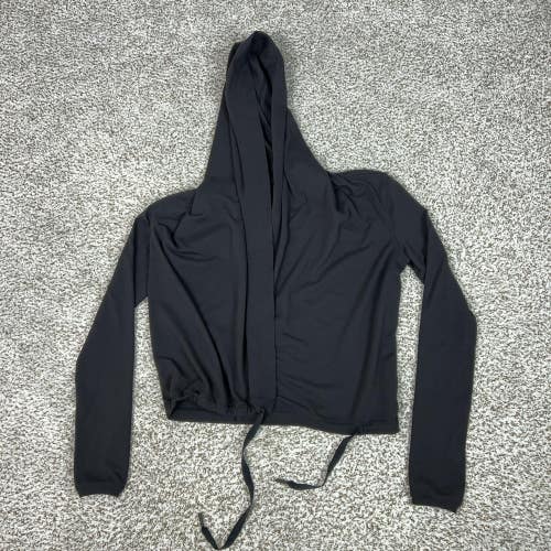 Lululemon Hoodie Womens 2 Black Wrap Lightweight Ready to Rulu Sweatshirt Gym