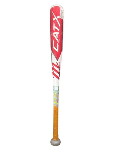 Used Marucci MJBBCX BB/SB USSSA 2 3/4 Bat White And Red 26" 11835-S000213269