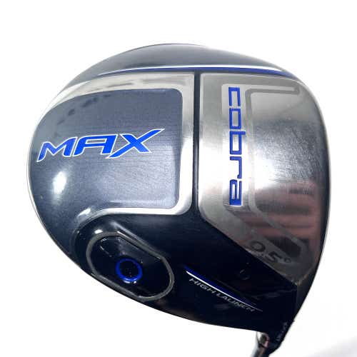 Cobra MAX Driver 10.5* Matrix White Tie X4 55g Regular Graphite Mens RH