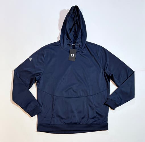 Blue Men's Large Under Armour Sweatshirt (New) UA Men's Storm Armourfleece Water repellant hoodie