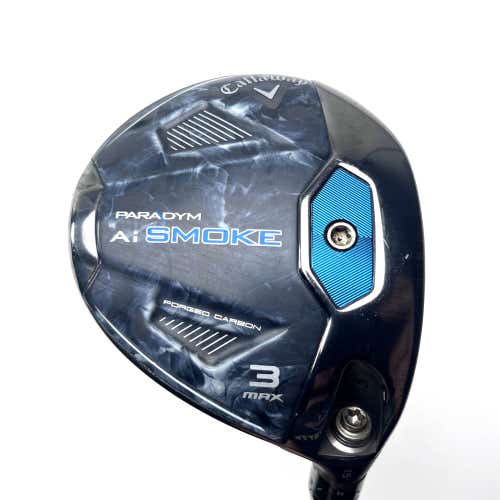 Callaway Paradym Ai Smoke Max 3 Fairway Wood 15*  Denali Black 6.0 70g Stiff RH