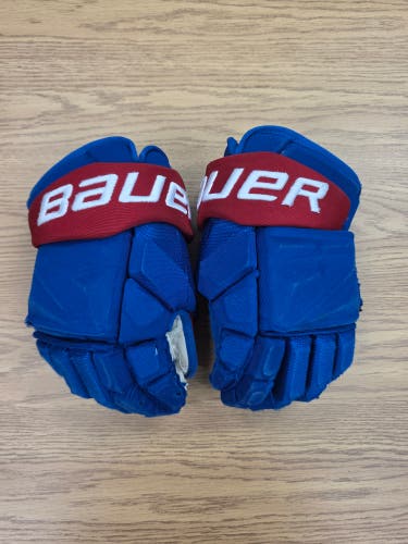 Bauer Vapor Team Gloves 15" Pro Stock (Used) #76