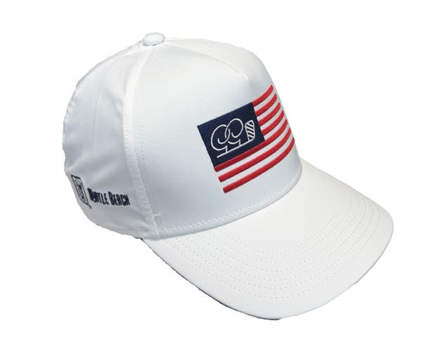 NEW Good Good Flag White Snapback Golf Hat/Cap (TPC Myrtle Beach Logo)