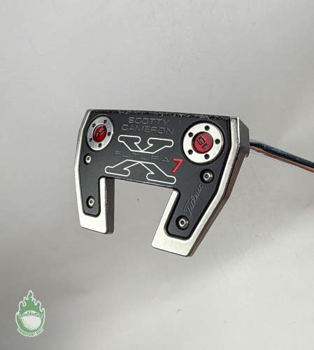 Used Right Handed Titleist Scotty Cameron Futura X7 34" Putter Steel Golf Club