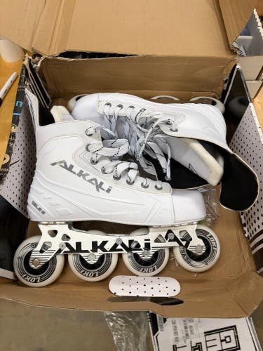USED Alkali Cele III Inline Roller Hockey Skates – Senior Size 8