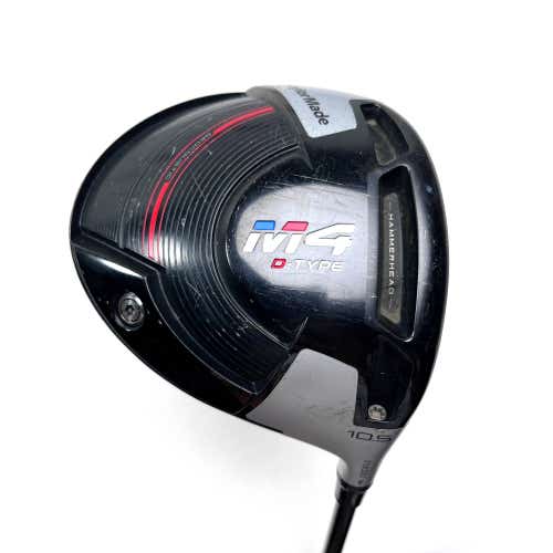 TaylorMade M4 D-Type Driver 10.5* Fujikura Atmos Red 5A Senior Graphite Mens RH