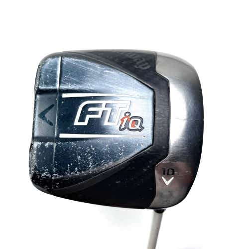 Callaway FT-iQ Driver 10* Mitsubishi Rayon Fubuki 60g Senior Graphite Mens RH