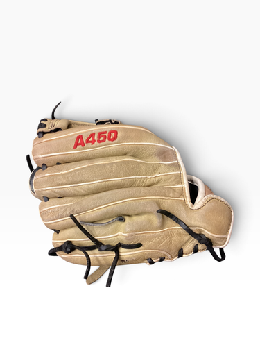 Used Wilson A450 BB/SB Glove RH Throw Tan 11 1/2" 11846-S000112265