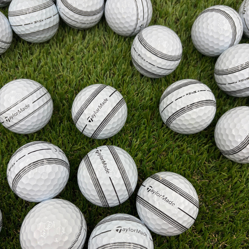 TaylorMade TP5X Stripe 100 Pack AAAA Near Mint Used Golf Balls 4A