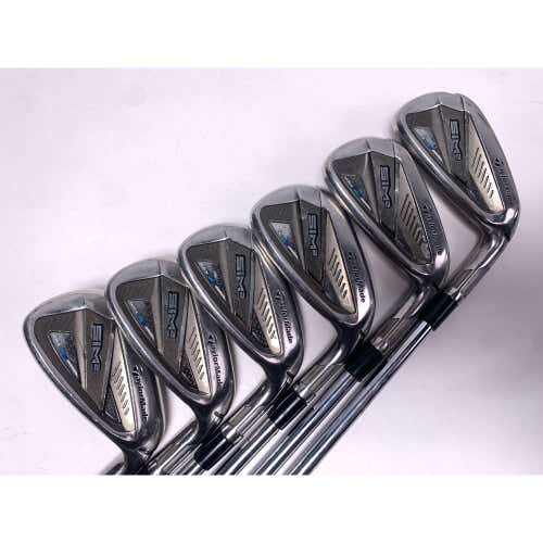 TaylorMade SIM2 MAX Iron Set 6-PW+AW True Temper Elevate MPH 85g Stiff RH