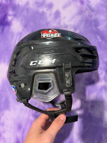 Black Large CCM Tacks 710 Helmet (Used)