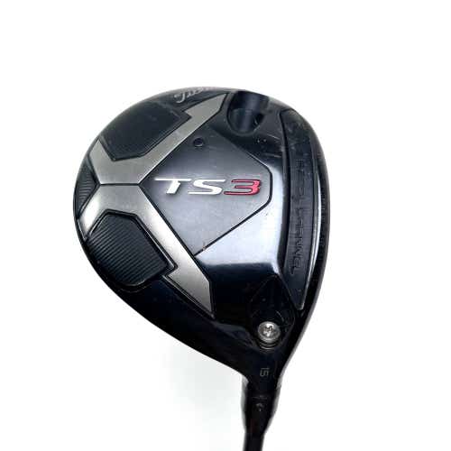 Titleist TS3 3 Fairway Wood 15* Project X HZRDUS Smoke 6.0 70g Stiff RH