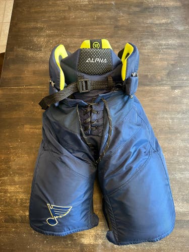 ST. LOUIS BLUES - Warrior Alpha LX PRO Hockey Pants - Size MED