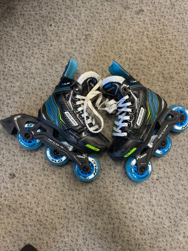 USED ONCE Bauer XLP Adjustable Inline Skates (Used) size 11-1