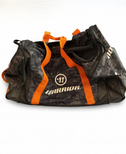 Used Warrior Wheeled Hockey Bag - Orange/Black