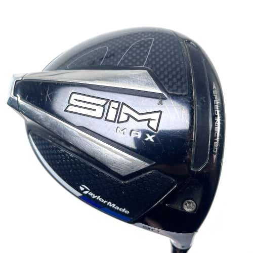 TaylorMade SIM MAX Driver 9* Project X Even Flow Riptide 6.0 60g Stiff RH