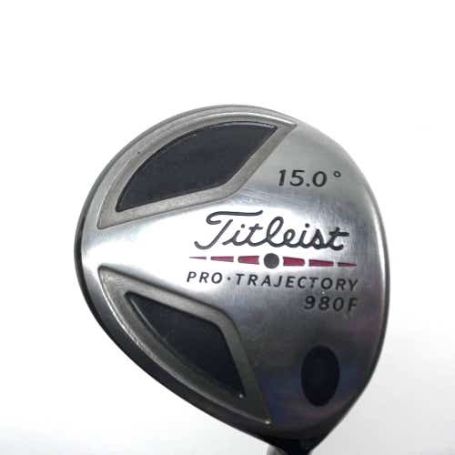 Titleist 980 F 3 Fairway Wood 15* Fujikura Speeder Stiff Graphite Mens RH