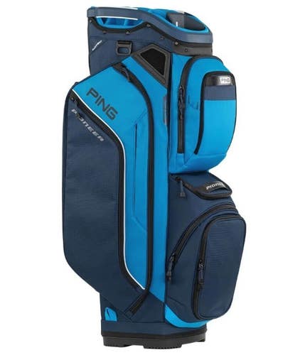 PING 2025 Pioneer 244 Cart Golf Bag 15-Way Color: Blue/Navy MINT!