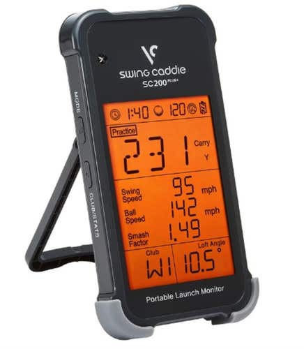 Voice Caddy SC200 Plus+ Golf Launch Monitor (Black) NEW