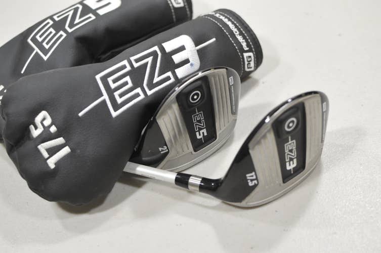 Performance Golf EZ 17.5 and 21 Fairway Wood Set Stiff 70g RH #229819