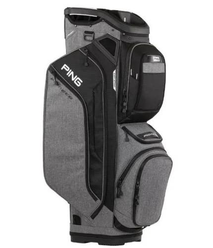 PING 2026 Pioneer 244 Cart Golf Bag 15-Way Color: Heather Gray/Black MINT!