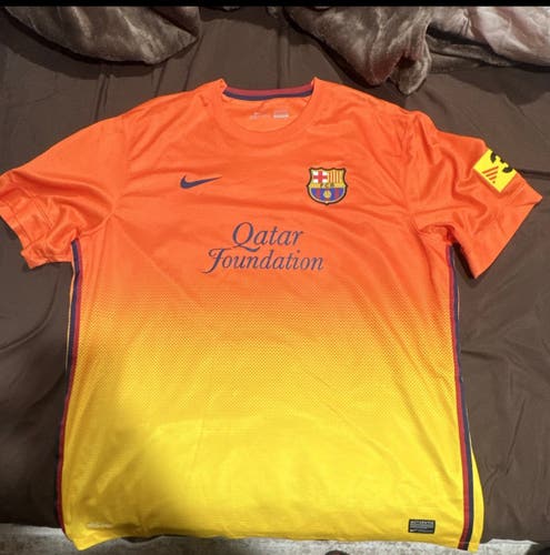 2012-2013 BARCELONA MESSI XXL Men's Nike Jersey (Used)