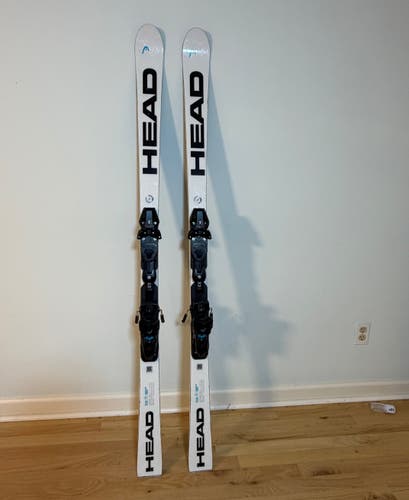 Kid's 2024 HEAD 159 cm Racing WC Rebels e-GS Skis With Bindings Max Din 11 (Used)