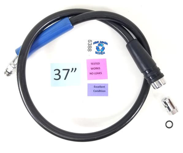 Oceanic 37" QUICK DISCONNECT QD HP HOSE SCUBA Dive COMPUTER + Adapter      #6388