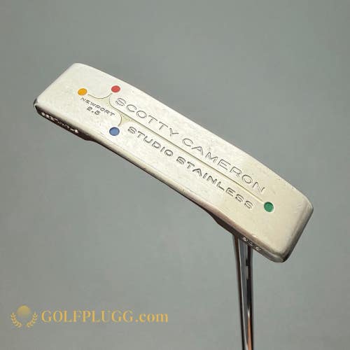 Scotty Cameron Studio Stainless Newport 2.5 Putter, 35" (3662)