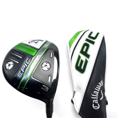 Callaway EPIC Max 3 Fairway Tour Issue 15* HZRDUS Hand Crafted T110 XStiff RH HC