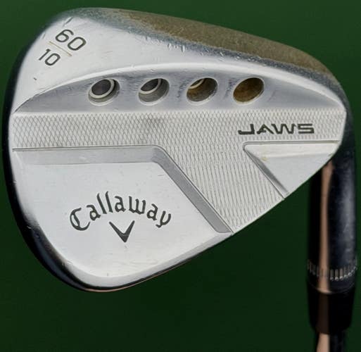 Callaway Jaws Raw Full Toe Sand SW Wedge 60-10* Steel Dynamic Gold Spinner RH