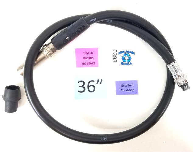 Suunto Cobra QD Quick Disconnect HP Hose Scuba Dive Computer EXCELLENT!    #6393