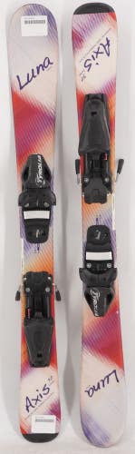 Axis Luna Kids Skis with Bindings - 90 cm Used
