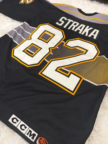 Martin Straka Pittsburgh Penguins Replica 3rd Jersey size L CCM
