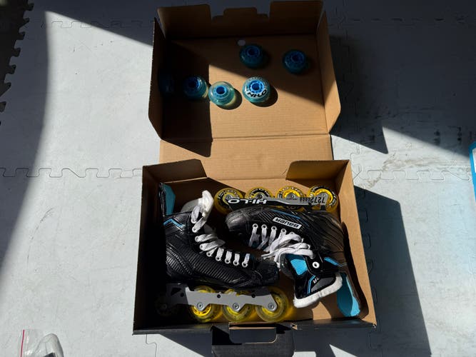 Bauer RSX Inline Skates Regular Width Size 4 (Used)