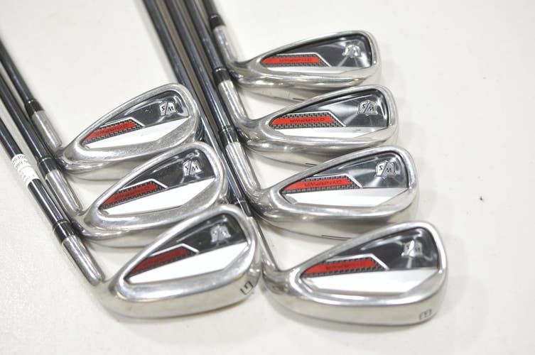 Wilson Dynapower 2023 5-PW, GW Iron Set Senior RH Recoil Dart 65g #229498