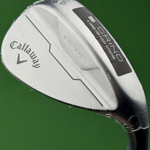 Callaway Opus Chrome Sand SW Wedge 56-12* S-Grind Steel Dynamic Gold Mid 115 NEW