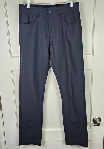 Bad Birdie Golf Pants Mens Size 30x31.5 Black Pockets Logo Performance