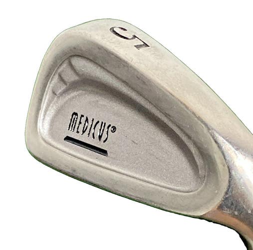 Medicus Training 5 Iron Dual Hinge RH Regular Flex Steel 37.5 Nice Mid Wrap Grip