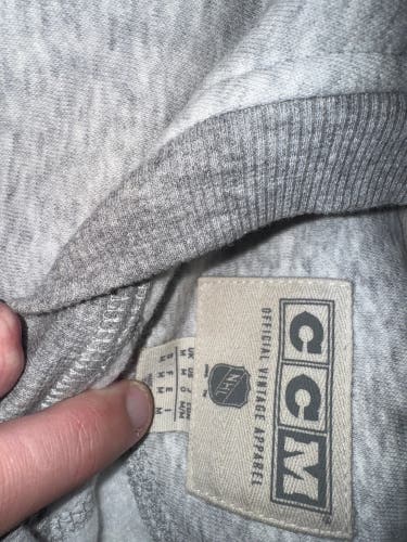 Gray Men's Medium CCM Sweatshirt (Used)