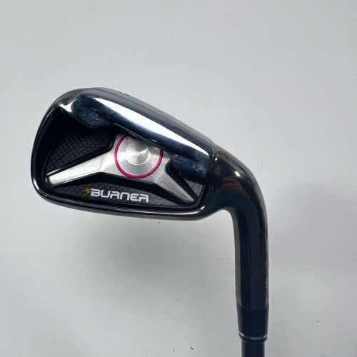 TaylorMade Burner 2009 Single Iron REAX 69g Regular Graphite Mens RH +1''