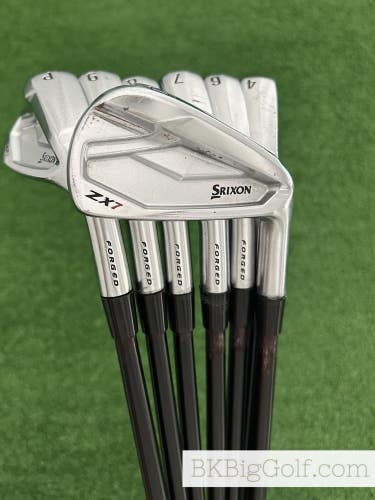 Srixon ZX7 Forged Iron Set 4-P / Dynamic Gold X100 Extra Stiff
