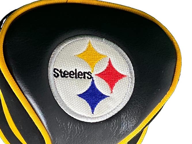 Pittsburgh Steelers 3 Wood Headcover Black And Gold Team Golf Fits Modern 3w