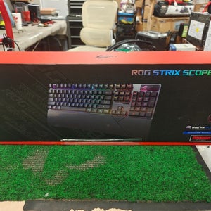 ASUS ROG Strix Scope II RX Gaming Keyboard PBT, Optical - Blue
