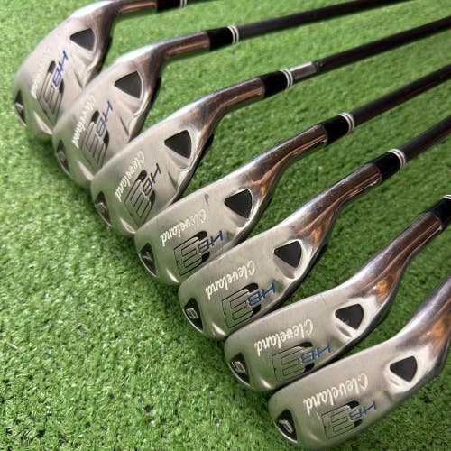 Cleveland HB3 Hybrid Iron Set 4-PW Action Ultralite 65g Regular Flex Graphite