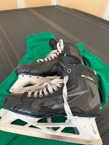 2024 Bauer Elite Hockey Goalie Skates Extra Wide Width 12 (Used)