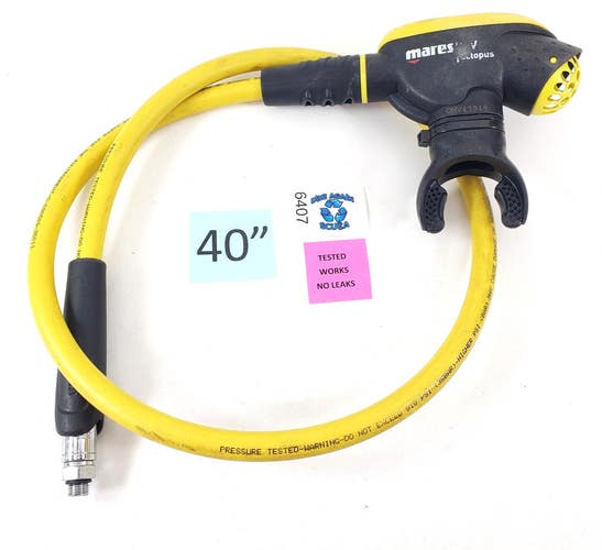 Mares MV Octo Second Stage Regulator Scuba Dive Octopus Yellow (Dacor Viper)