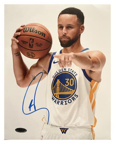 Stephen Curry Autographed Signed 8x10 Photo Golden State Warriors NBA TSA COA