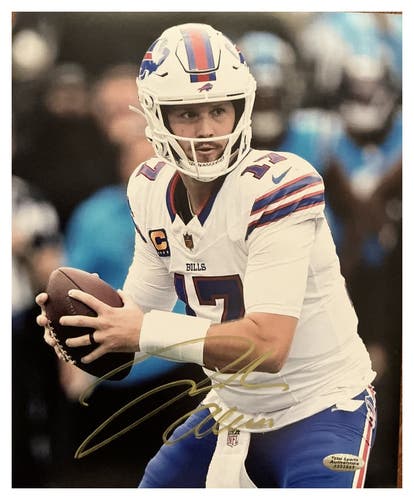 Josh Allen Autographed Signed 8x10 Photo Buffalo Bills AFC NFL MVP QB TSA COA
