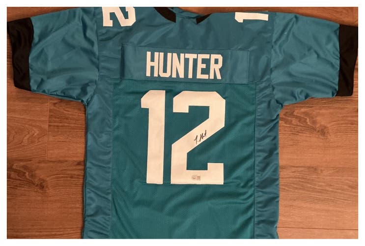 Travis Hunter Autographed Signed Jacksonville Jaguars Jersey NFL Pro-Cert COA